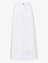 Gestuz - Milygz Hw Long Skirt - Iki kelių ir midi suknelės - Balta