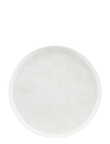 Marimekko Home - Unikko Plate 25Cm - Vakarienės lėkštės - Balta