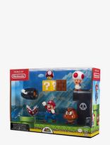 Super Mario - Nintendo Super Mario 6Cm Mario Acorn Plains Diorama - Žaidimų rinkiniai - Marga / raštuota