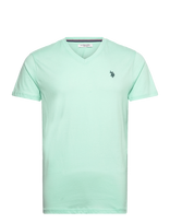 U.S. Polo Assn. - Uspa T-Shirt V-Neck Cem Men - Marškinėliai trumpomis rankovėmis - Žalia
