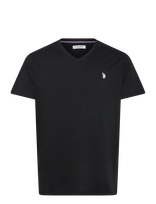 U.S. Polo Assn. - Uspa T-Shirt V-Neck Cem Men - Marškinėliai trumpomis rankovėmis - Juoda
