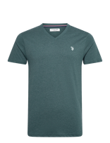 U.S. Polo Assn. - Uspa T-Shirt V-Neck Cem Men - Marškinėliai trumpomis rankovėmis - Mėlyna