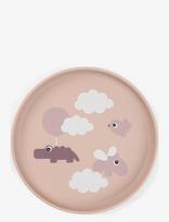 Done By Deer - Foodie Plate Happy Clouds Powder - Lėkštės - Rožinė