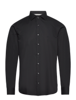 Michael Kors - Poplin Stretch Modern Shirt - Verslo marškiniai - Juoda
