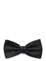 Portia 1924 - Dots Silk Bow Tie - Peteliškė - Tamsiai mėlyna