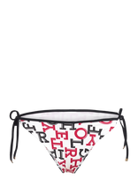 Tommy Hilfiger - Cheeky String Side Tie Print - Bikinis su raišteliais šonuose - Marga / raštuota