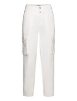 MOS MOSH - Mmadeline Rosita Cargo Pant - Cargo kelnės - Balta