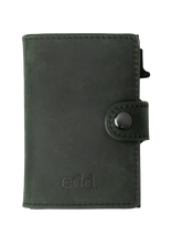 Edd. - Rfid Leather/Alu Card Holder - Kortelių dėklas - Žalia