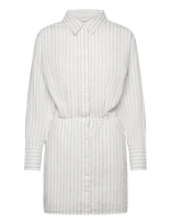 Gina Tricot - Linen Blend Shirt Dress - Trumpa suknelė - Balta
