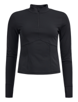 Rethinkit Studios - Butter Soft Half Zip True To Body - Megztinis - Juoda