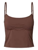Rethinkit Studios - Butter Soft Top True To Body - Marškinėliai be rankovių - Burgundiška splava