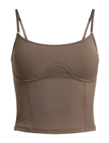 Rethinkit Studios - Butter Soft Top True To Body - Marškinėliai be rankovių - Ruda