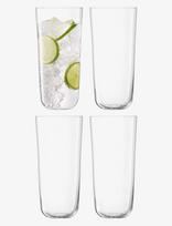 LSA International - Longdrinkglas Arc, Sæt Med 4 Stk., Lsa - Stiklinė vandeniui - Nude