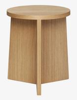Hübsch - Split Stool Natural - Taburetės ir suolai - Smėlio