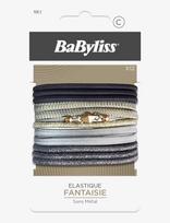 Babyliss Paris - Fancy Set Of Elastics 12Pk - Plaukų gumytė - Nude