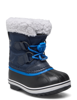 Sorel - Childrens Yoot Pac Nylon Boot Wp - Žieminiai batai su raišteliais - Mėlyna