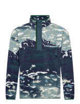 Columbia Sportswear - Helvetia Ii Printed Half Snap Fleece - Sportiniai flisiniai ir viduriniai sluoksniai - Tamsiai mėlyna