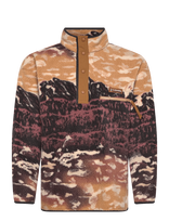 Columbia Sportswear - Helvetia Ii Printed Half Snap Fleece - Sportiniai flisiniai ir viduriniai sluoksniai - Smėlio