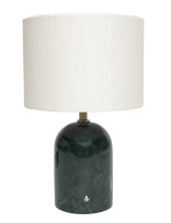 ENKEL LIVING - Flair Mini Table Lamp Green Marble Base - Stalinė lempa - Žalia
