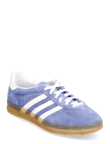 Adidas Originals - Gazelle Indoor W - Sportiniai žemapadžiai sportbačiai - Mėlyna