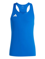 Adidas Performance - Adizero E Snglt - Sportiniai marškinėliai - Mėlyna