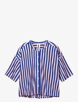 Bongusta - Naram Oversized Shirt - Marškinėliai trumpomis rankovėmis - Mėlyna