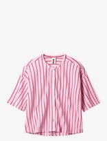 Bongusta - Naram Oversized Shirt - Marškinėliai trumpomis rankovėmis - Rožinė