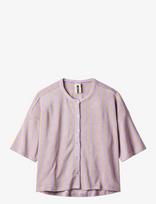 Bongusta - Naram Oversized Shirt - Marškinėliai trumpomis rankovėmis - Violetinė