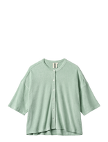 Bongusta - Naram Oversized Shirt - Marškinėliai trumpomis rankovėmis - Žalia