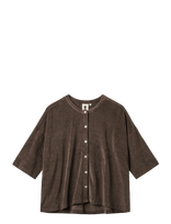 Bongusta - Naram Oversized Shirt - Marškinėliai trumpomis rankovėmis - Ruda