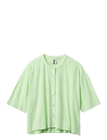 Bongusta - Naram Oversized Shirt - Marškinėliai trumpomis rankovėmis - Žalia