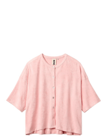 Bongusta - Naram Oversized Shirt - Marškinėliai trumpomis rankovėmis - Rožinė