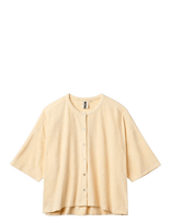 Bongusta - Naram Oversized Shirt - Marškinėliai trumpomis rankovėmis - Kreminė spalva
