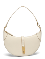 Polo Ralph Lauren - Polo Id Leather Mini Shoulder Bag - Rankinė - Kreminė spalva