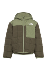 The North Face - B Reversible Shasta Fz Hooded Jacket - Dygsniuota striukė - Chaki spalva