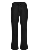 Woodbird - Wbeik Linen Pant - Lininės kelnės - Juoda