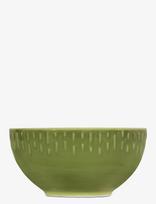 Aida - Confetti Olive Skål M/Relief Porcelæn 14 Cm. - Pusryčių dubenėlis - Žalia