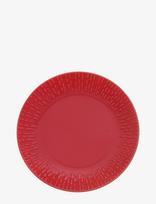 Aida - Confetti Dessert Plate W/Relief 1 Pcs Giftbox - Maža lėkštė - Raudona