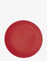 Aida - Confetti Lunch Plate W/Relief 1 Pcs . Giftbox - Maža lėkštė - Raudona