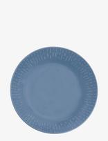 Aida - Confetti Pasta Plate W/Relief 1 Pcs Giftbox - Makaronų lėkštė - Mėlyna