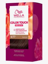 Wella Professionals - Wella Professionals Color Touch Deep Brown Espresso 4/77 130 Ml - Priemonės spalvai apsaugoti - Ruda