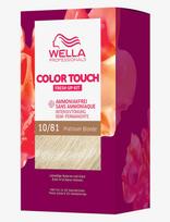Wella Professionals - Wella Professionals Color Touch Rich Natural Platinum Blonde 10/81 130 Ml - Priemonės spalvai apsaugoti - Nude