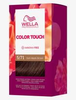 Wella Professionals - Wella Professionals Color Touch Deep Brown Dark Maple Brown 5/71 130 Ml - Priemonės spalvai apsaugoti - Ruda