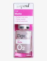Depend Cosmetic - Top Matte 11Ml - Nagų lakas - Nude
