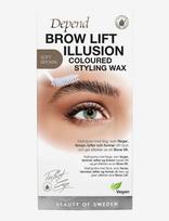 Depend Cosmetic - Pe Brow Illusion Wax S.brown Se/No/Dk - Antakių pomada - Nude