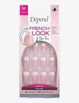 Depend Cosmetic - French Look Rosa Skimmer M Sq - Dirbtiniai nagai - Nude