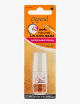 Depend Cosmetic - 3 Sek. Naturellt Lagningslim - Nagų priežiūra - Nude