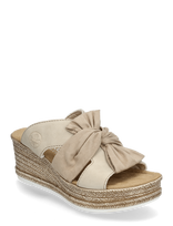 Rieker - 68789-62 - Basutės su kulnu - Smėlio