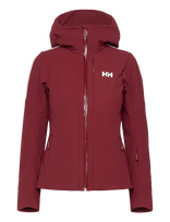 Helly Hansen - W Avanti 3-In-1 Softshell Jkt - Sportinė slidinėjimo striukė - Burgundiška splava