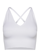 Aim´n - Shape Seamless Cross Back Bralette - Sportinė palaidinė be rankovių - Balta